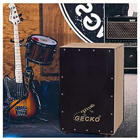 bass box wood cajon vibrating steel reed|GECKO Cajon BOX Drum.